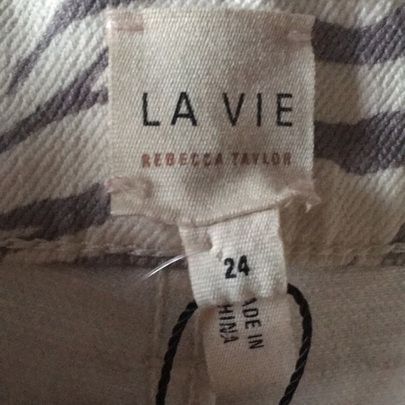 La Vie Rebecca Taylor Ziger Ines Jeans sz 24 - Picture 6 of 7